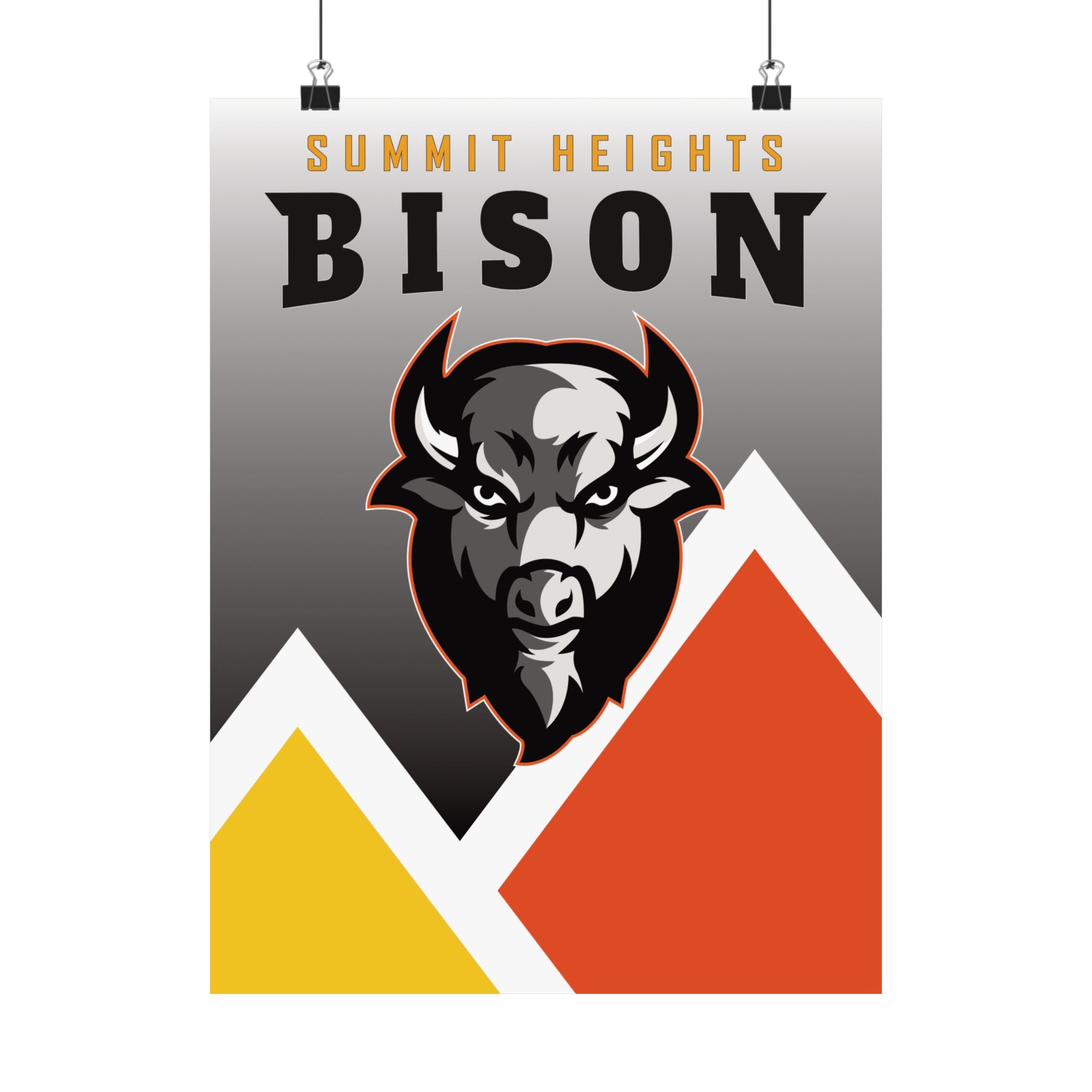 Bison Originals (Bison - Summit) Matte Vertical Posters