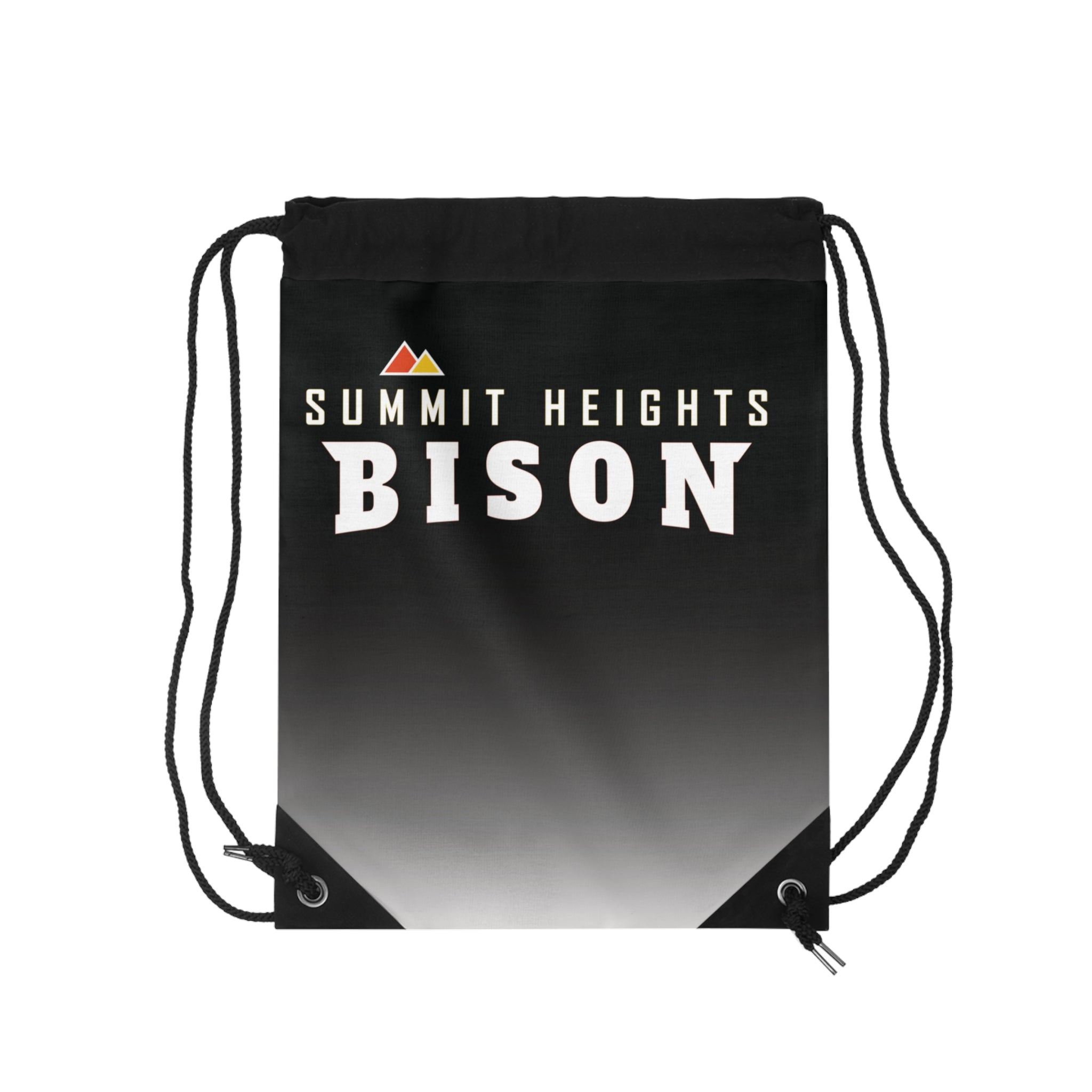 BISON ORIGINALS (Summit Heights Bison - w/Peaks) Drawstring Bag
